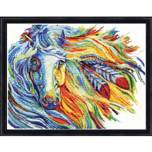 Design Works Crafts War Horse Counted Cross Stitch Kit
