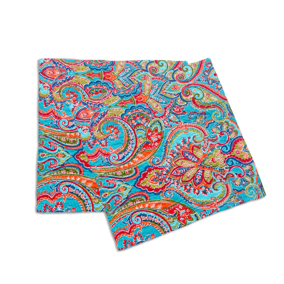 Housses de coussin d   coratives en coton     motif floral europ   en NEWLAKE (2 pi   ces 45 x 45 cm)