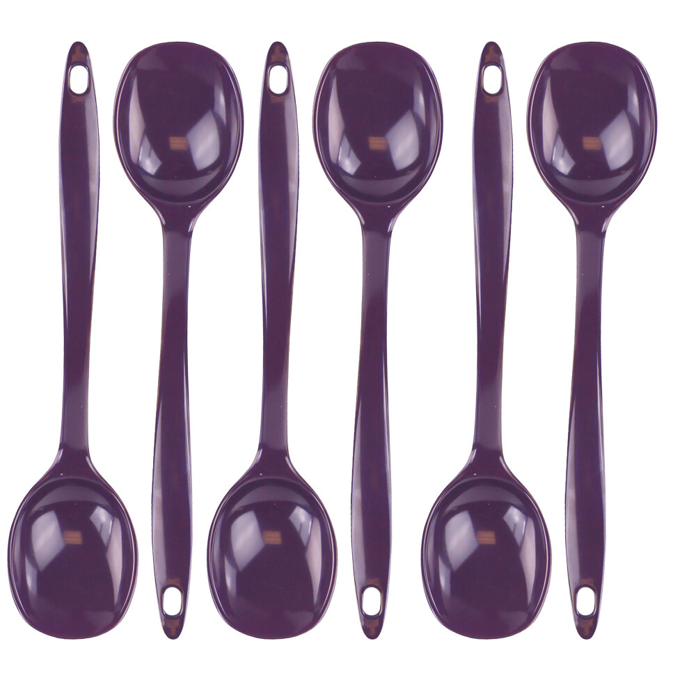 Reston Lloyd 05526M Calypso Basics 100% Melamine Spoon Plum
