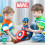 Jay Franco Marvel Super Hero Adventures Capit   o America America Plush Pillow Pillow Buddy - Super Soft Polyester Microfiber 20 polegadas (Produto 5