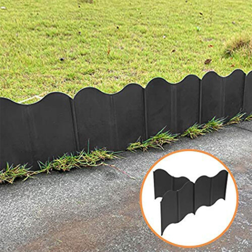 Orgrimmar 40PCS Διασυνδεόμενη Συσκευή Περίφραξης Κήπου, Μαύρη 2