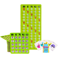MR CHIPS Ανθρώπων Bingo με Κινητά Παράθυρα, 25 Επαναχρησιμοποιήσιμες Κάρτες Bingo