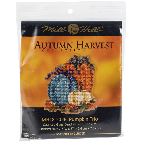 Mill Hill Counted Cross Stitch Pumpkin TR Multi