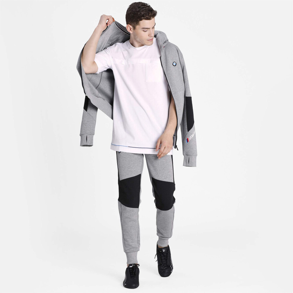 Pantalon de surv   tement BMW Motorsport pour homme, Formule 1, gris moyen chin   , taille L