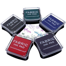 Stamp Pad  Fabric Ink Pad Stamps Set  5 Colors Non-Toxic Pigment Ink Pad for Stamps  Rubber Stamps  Card Making Supplies  Wood  Fabric and Paper Surfa