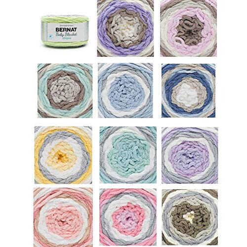Bernat Baby T?ppe Stripes 10,5 oz 100% polyestersten 2