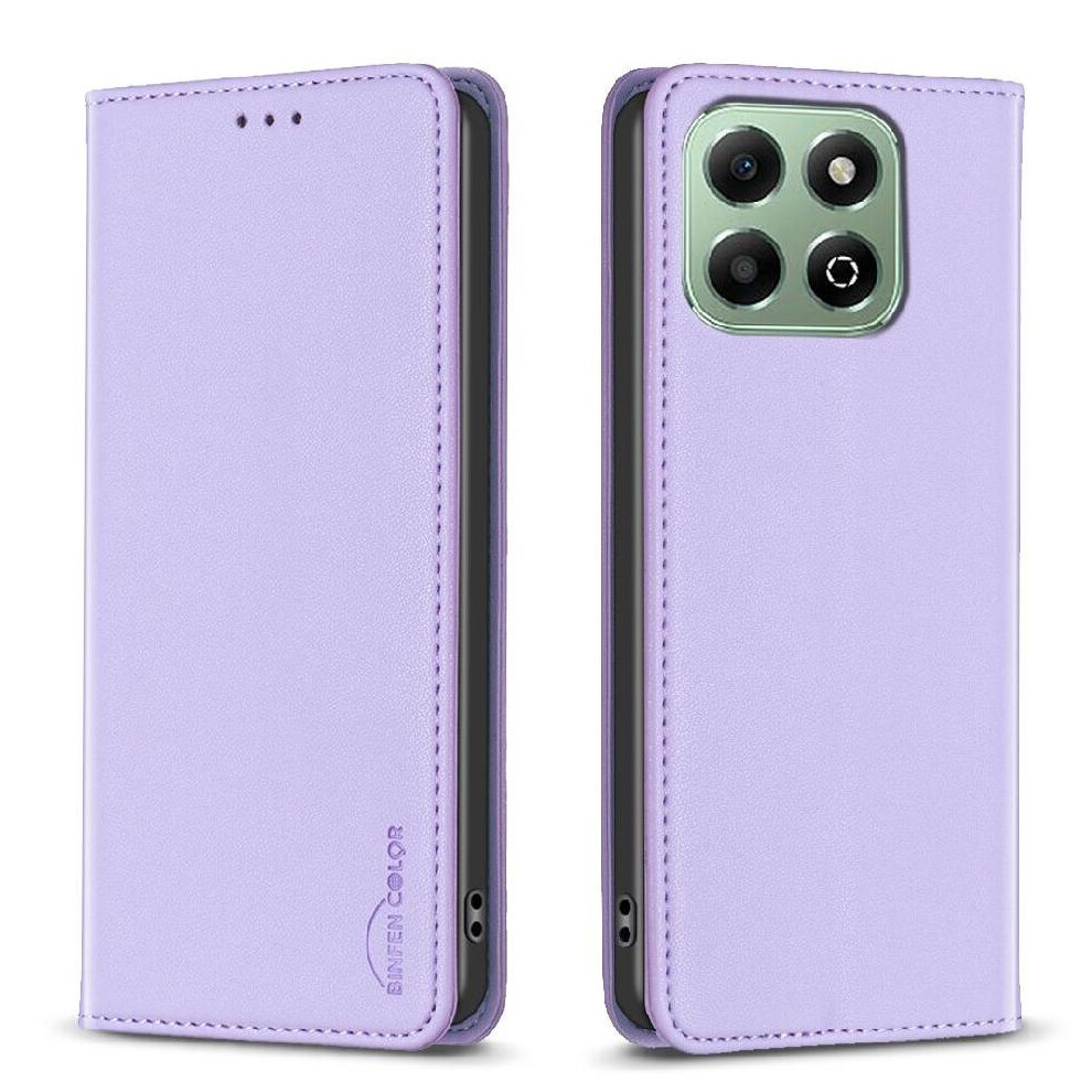 ( Violet) Flip Case For Honor X6b 4G Pu Leather Business Multi-Color Multi-Card Slot Magnetic Wallet Light 764490329088