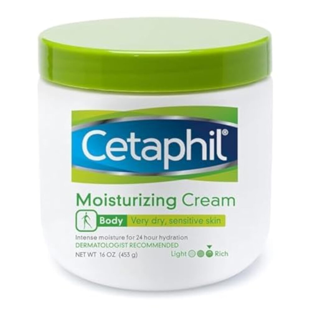 Cetaphil Fragrance Free Moisturizing Cream for Very Dry/Sensitive Skin  16 Ounce