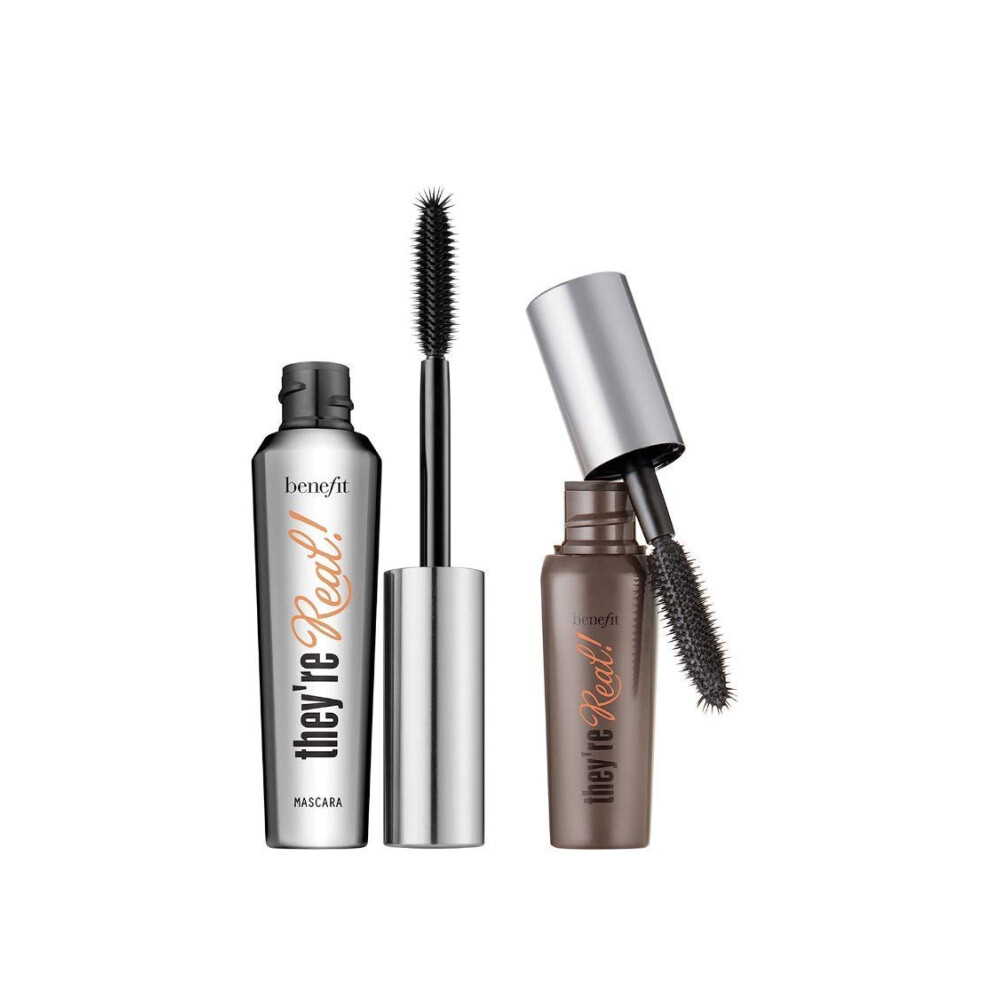Benefit Cosmetics They're Real Mascara 2 Piece Full Size and Mini Big Steal Set