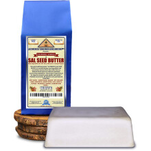 Manteiga de Semente de Sal Pura 1 LB (16 oz) Bloque, Alternativa sem Odor a Manteigas Cruas