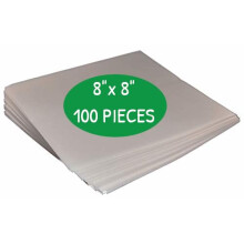 H.B.I. PRODUKTER Tear Away Brodery Stabilizer - 1,8 ounce Medium Weight 8""""x8"""" Tearway til maskinbroderi Passer til 4x4 b?jler 100 ark