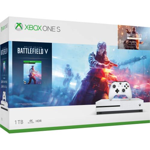 Refurbished Xbox Xbox One S 1Tb Console - Battlefield V Bundle