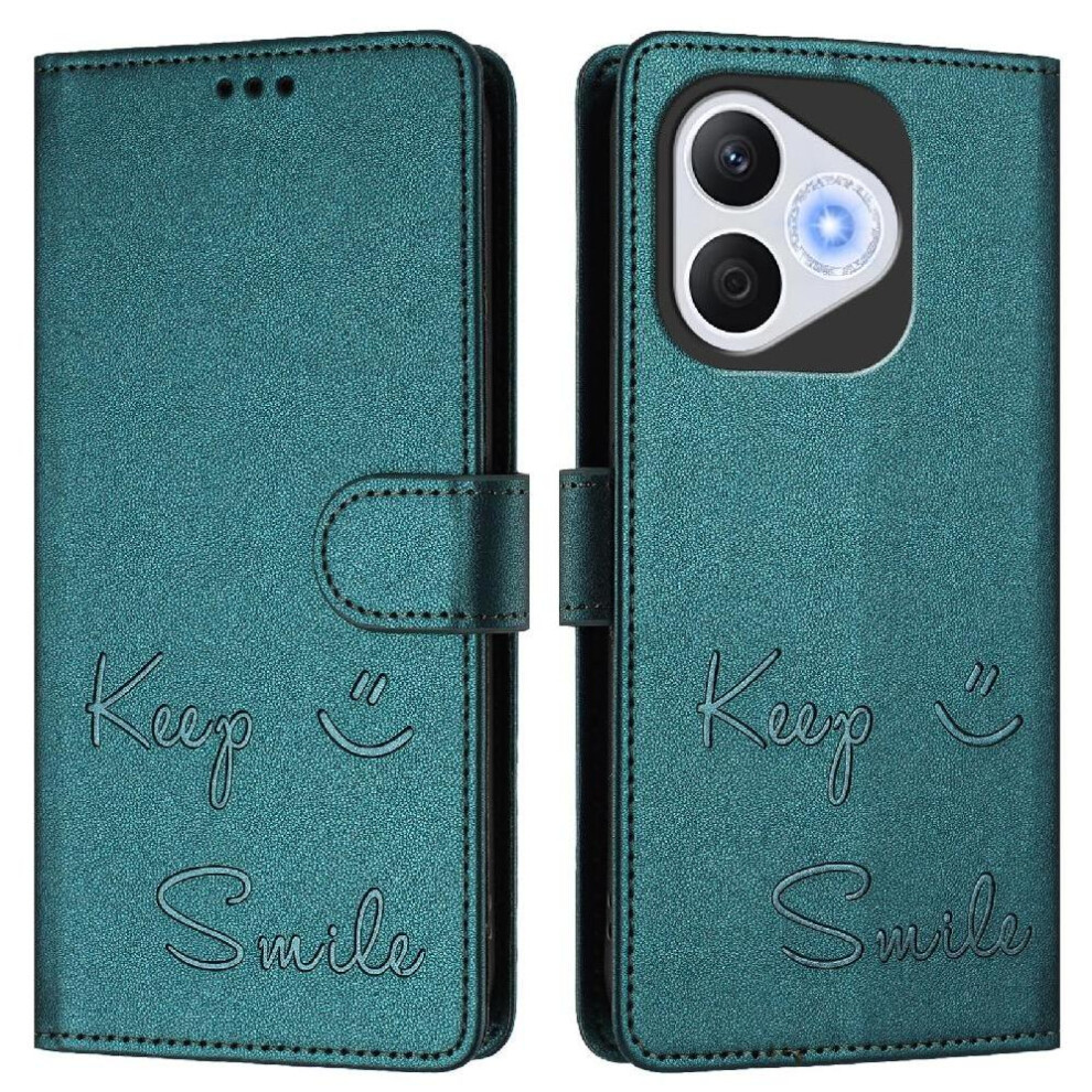 (Bottle ) Case For Honor 400 Lite Card Holder Wallet Pu Leather Rfid Blocking Flip Cover Green 764490329583