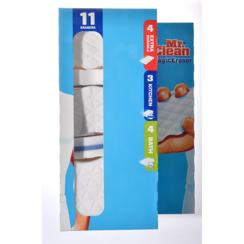 Mr. Clean Magic Eracer Extra Durable for Kitchen Bath Magic Eracer Netcount 11 11Count 1