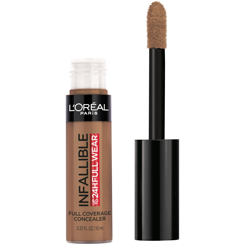 Lor L'oreal Paris Makeup Infallible Full Wear Waterproof Matte Concealer Full Coverage Chestnut 0.33 Fl. Oz.