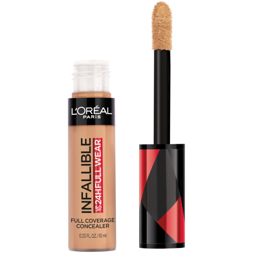 L'Oreal Paris Makeup Infallible Waterproof Matte Concealer, Full Coverage, Caramel, 0.33 fl. oz.