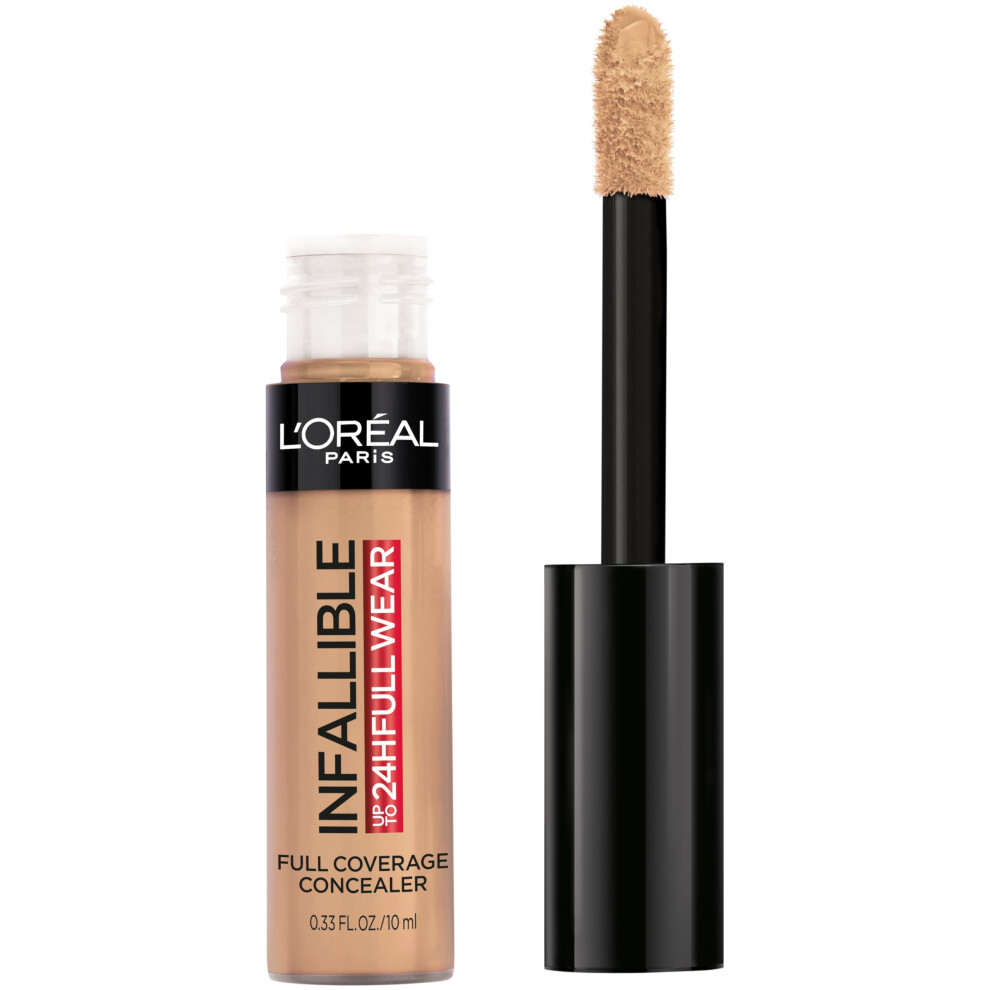 Lorl D Par L'oreal Paris Makeup Infallible Full Wear Waterproof Matte Concealer Full Coverage Walnut 0.33 Fl. Oz.