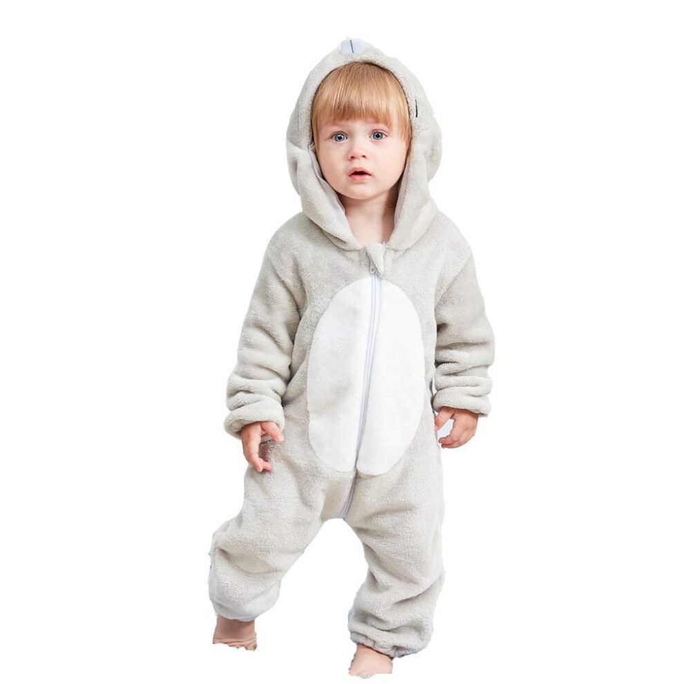 Qzerplay Unisex Kinder Baby Maus Halloween Kost Me Cartoon Outfit Kapuzen Homewear 100-image