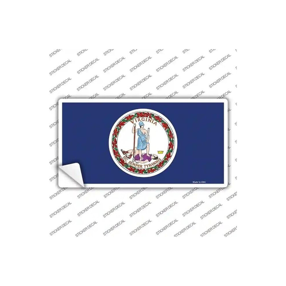 Smart Blonde Lp-3605S-Xl Virginia State Flag Novelty Sticker Decal - Extra Large 792636320651