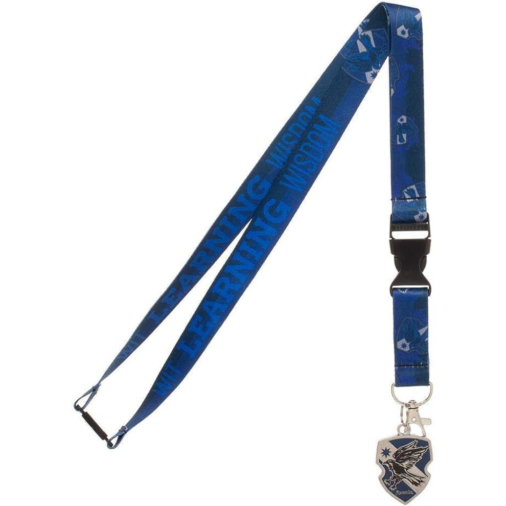 Harry Potter Ravenclaw Id Badge Holder Breakaway Lanyard & Metal Charms
