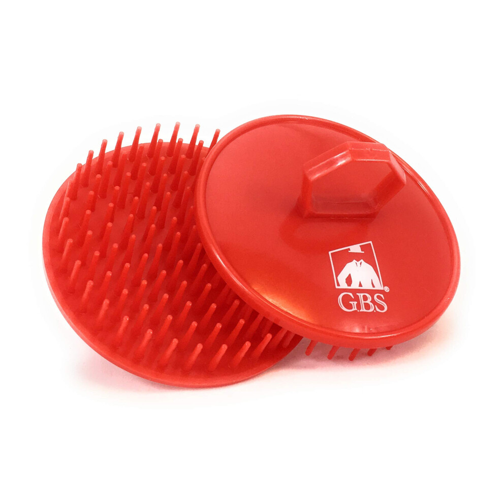 G.b.s Red Dandruff Cleaning Hair Scalp Brush Pack Of 2