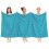 Toalha de Banho Oversized Cotton Paradise, 100% Algodão 40x80, Turquesa 1