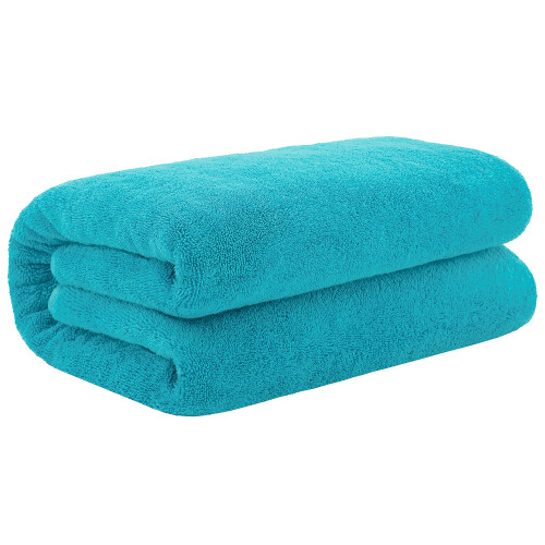 Toalha de Banho Oversized Cotton Paradise, 100% Algodão 40x80, Turquesa 2