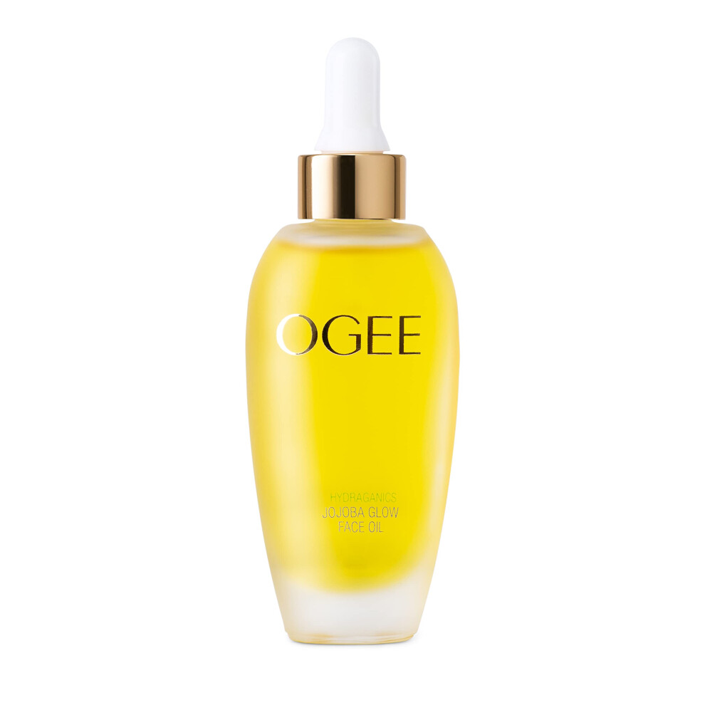 Ogee Jojoba Glow Face Oil - Organic & Natural Moisturizing Multi-Tasking Facial Treatment Oil (30Ml)