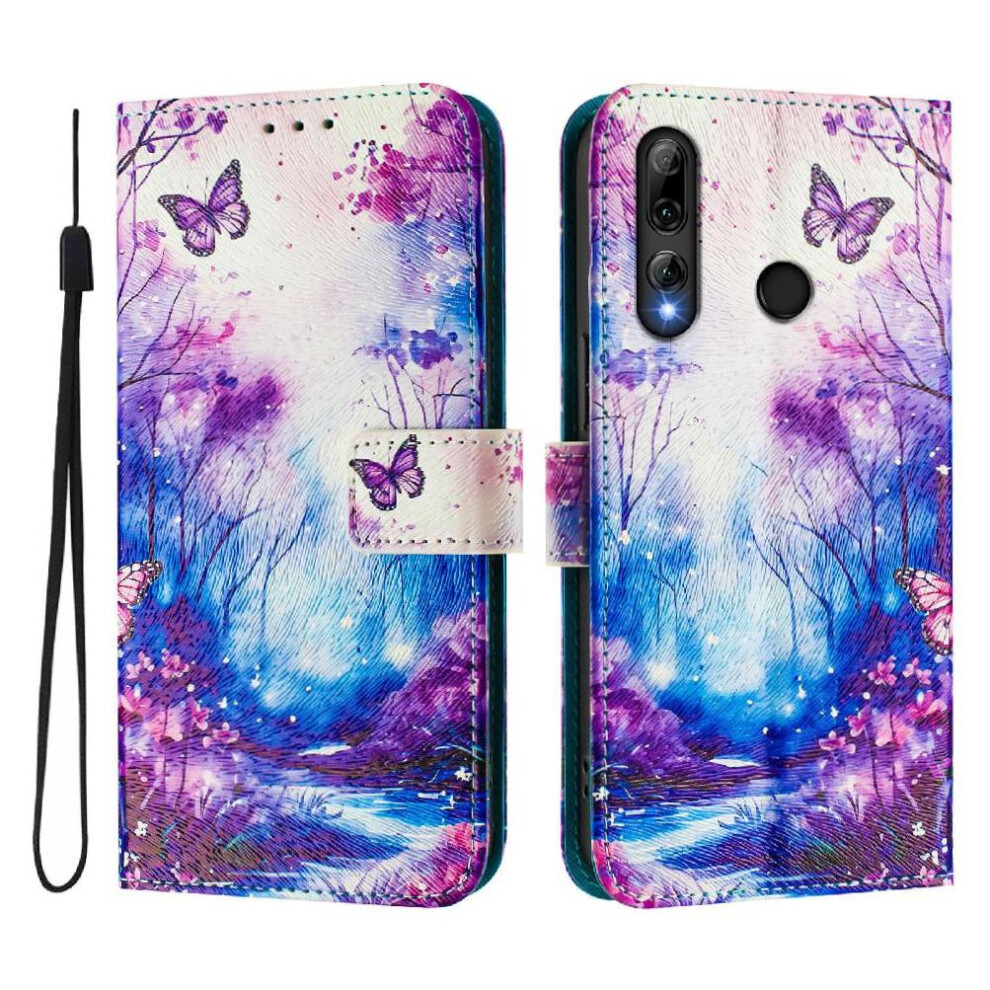 (C3 ) Compatible With Honor 20 Lite Case Pattern Flip Cover Wallet With Credit Slot Pu Leather 764490331326