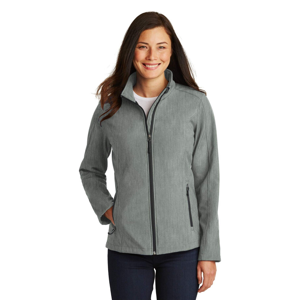 Veste softshell Core pour femme Port Authority S Gris perle chin