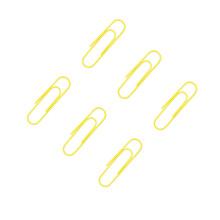 Kleine 300 stuks 33 mm paperclips - Diverse kleuren Kantoorbenodigdheden Accessoires - Leuke papiernaald - Veelkleurige bladwijzer (geel)