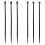 4 tommer lynl?s (bindel?ngde 2,8"""") 300 stk nylon kabelbindere SORT 2