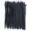 4 tommer lynl?s (bindel?ngde 2,8"""") 300 stk nylon kabelbindere SORT 3