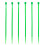 4 tommer lynl?s (bindel?ngde 2,8"""") 300 stk nylon kabelbindere GR?NNE 2