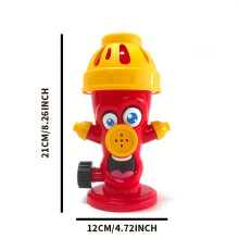(Fire hydrant sprinkler) FunSpout Hydrant Sprinkler: Rotating Water Column, Durable ABS Plastic Outdoor Toy