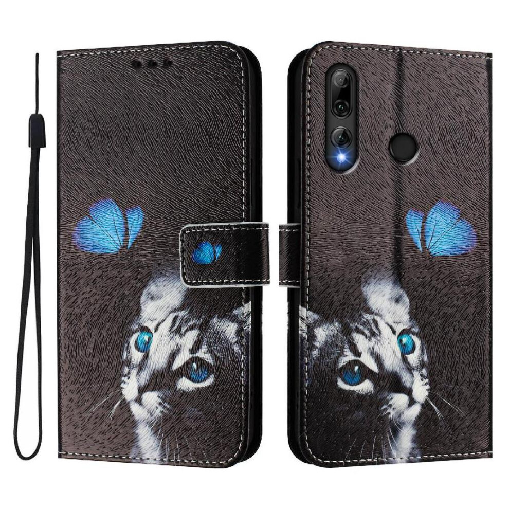 (Ohter) Case For Honor 20 Lite Card Holder Flip Pu Leather Wallet Cover With Credit Slot Pattern 764490332330
