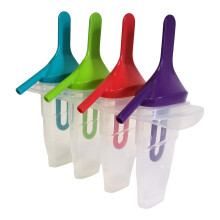 Ice Lolly Pop Moule Popsicle Maker avec paille sans BPA Freeze pour des collations saines ideales pour les putes de yogourt de jus - lave-vaissel
