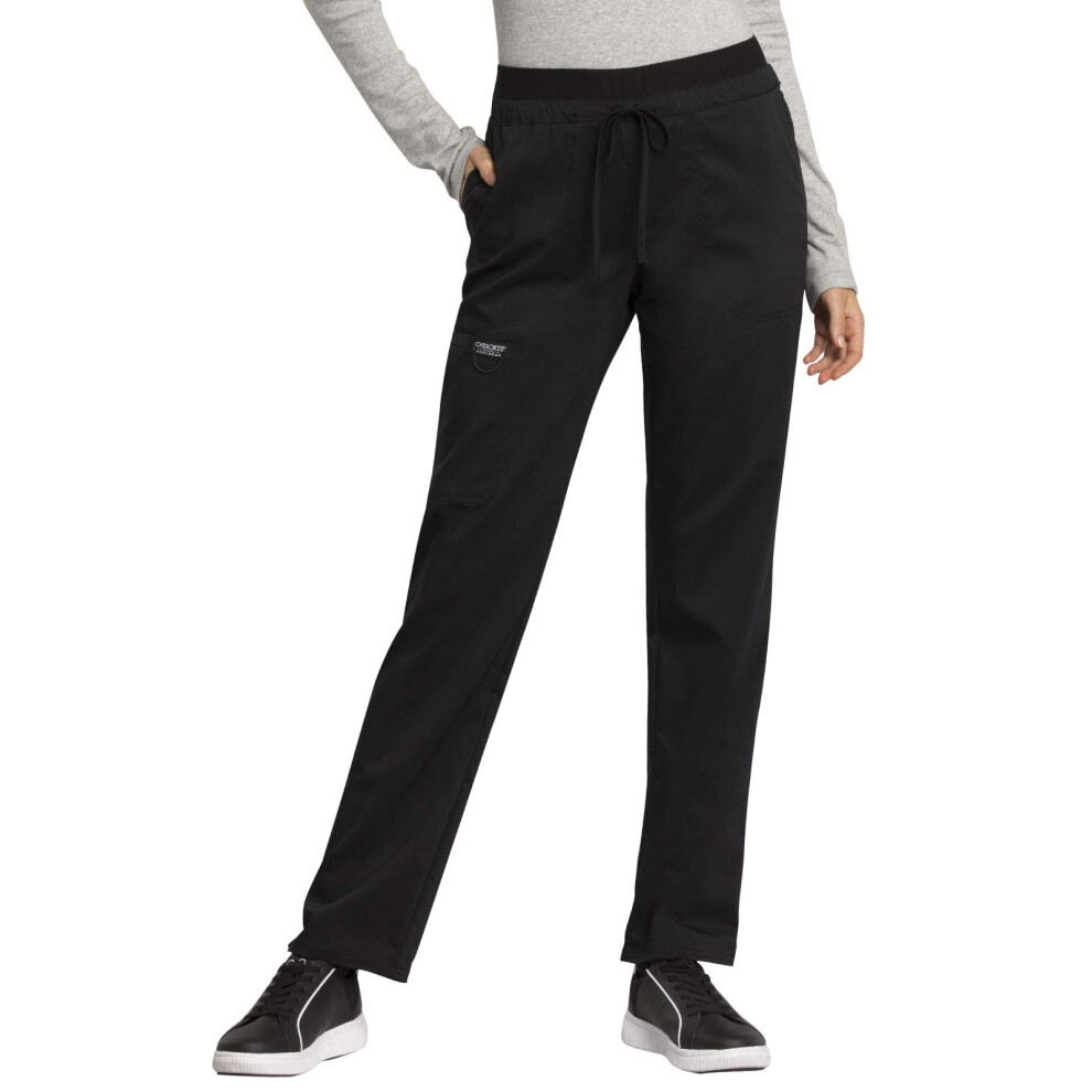 Pantalon cargo     cordon de serrage pour femme Workwear Revolution WW105T L Tall Noir