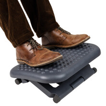 Mind Reader Fusttze unter dem Schreibtisch bei der Arbeit, ergonomisch, hhenverstellbar, fr Bro, Kunststoff, 45,7 cm L x 34,3 cm B x 16,5 cm H,