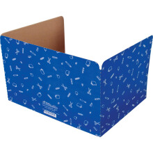 Really Good Stuff - 163200BL Standard Privacy Shields for Student Desks - Set of 12 - Matte - Study Carrel Reduces Distractions - Keep Eyes from Wande