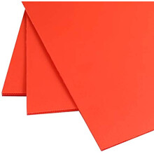 Placas de sinalizao de plstico corrugado premium branco preto amarelo e azul disponveis em vrios tamanhos (pacote 24 x 24-2 vermelho)