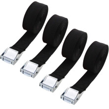Velidy 4 Stck 2,5 cm x 9,1 m Spanngurte, verstellbare Spanngurte fr Kajaks, fr Fracht, Gepck, Motorrder, LKW, SUV, Auto, Dachtrger