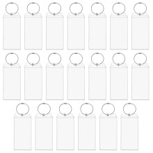 20 stuks plastic cruisebagagelabels, bulkritssluiting en stalen lussen voor koffers (3,5 x 7,2 inch)