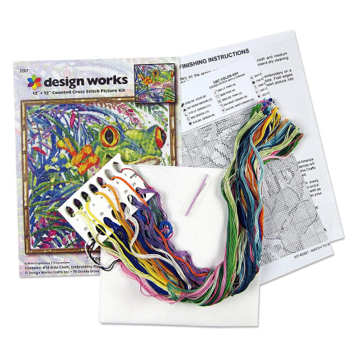 Kit punto croce Design Works Crafts multicolore 2