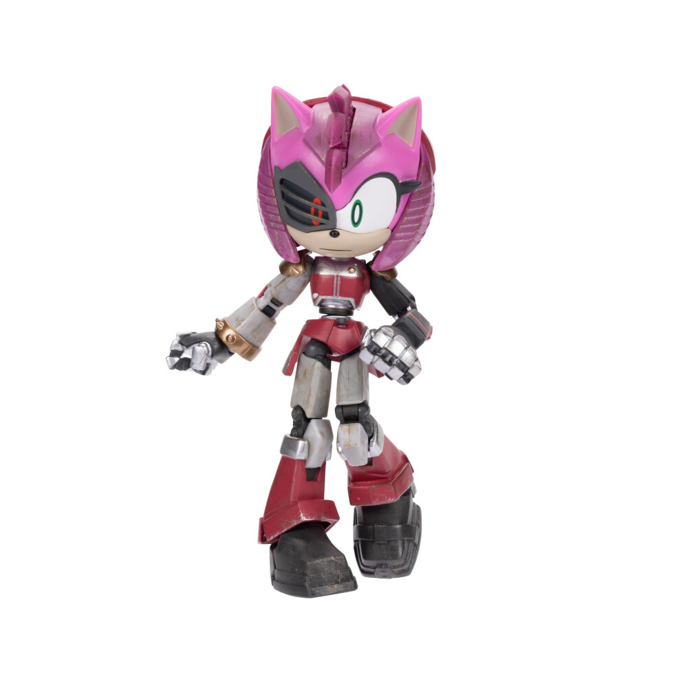 New Sonic The Hedgehog Sonic Prime 5"""" Articulated Action Figure - Rusty Rose Yoke City 414204