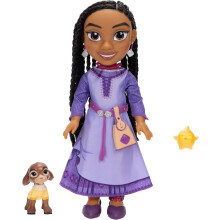 Disney's Wishing Asha-pop met Valentino en sterfiguren Asha Signs & Talks, 30 cm groot