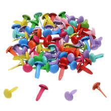 Penta Angel Mini Brads 100st diverse frger papper fstelement runda mssingsmetall pastell brads fr scrapbooking hantverk diy projekt 8x14mm