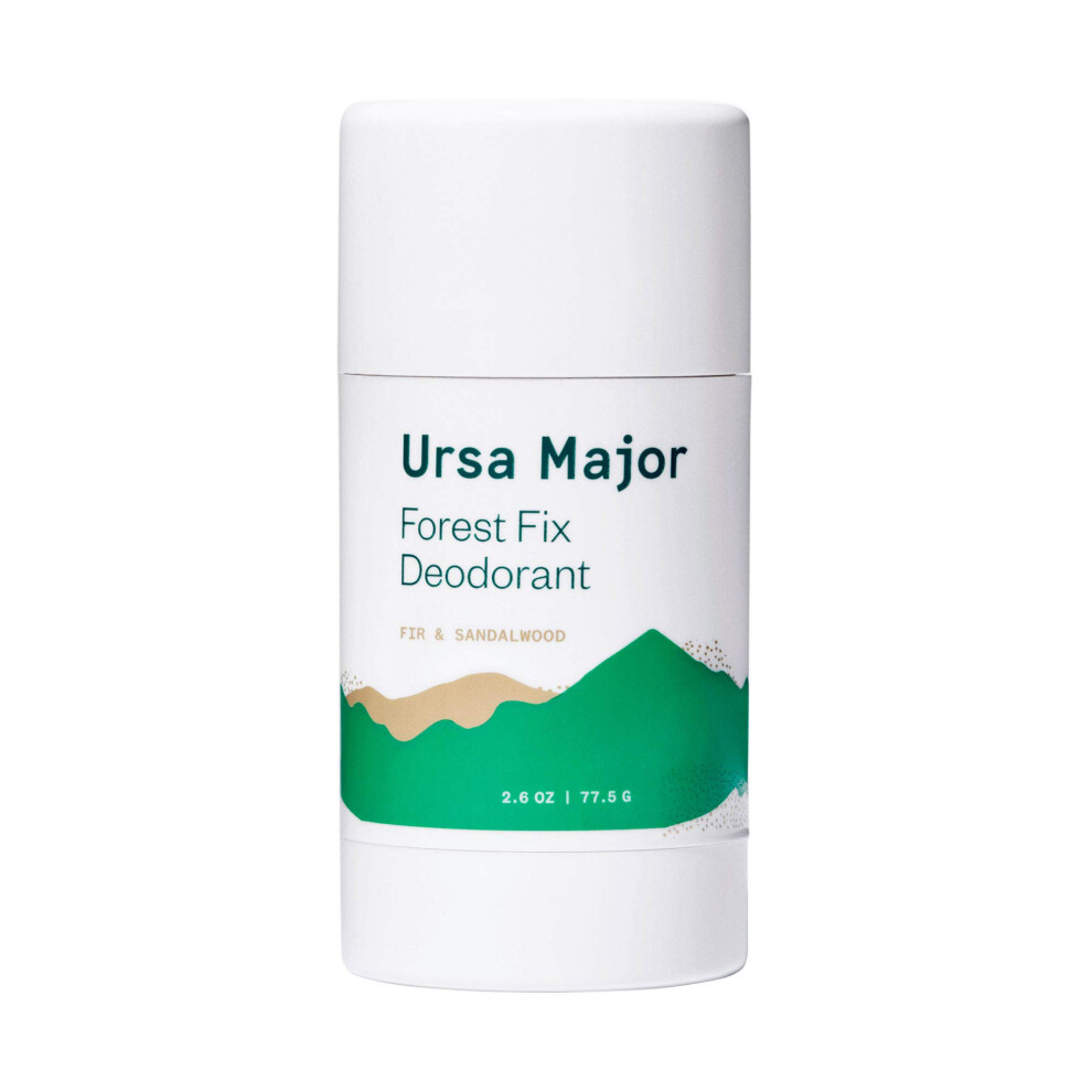 Ursa Major Natural Deodorant - Forest Fix | Aluminum-Free  Non-staining and Cruelty-Free | 2.6 ounces