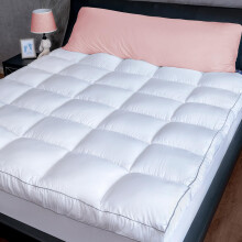 Marine Moon Mattress Topper Queen Cooling Pillow Top Mattress Topper Extra Thick Plush Mattress Pad Cover Overfilled with 7D Down Alternative Reli