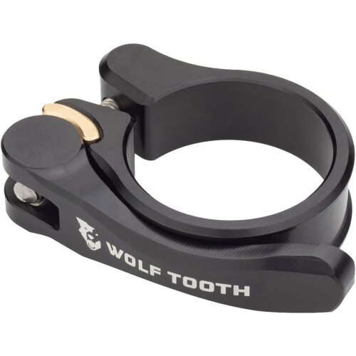 Wolf Tooth QR Quick Release Seat Post Clamp - 28,6 mm svart